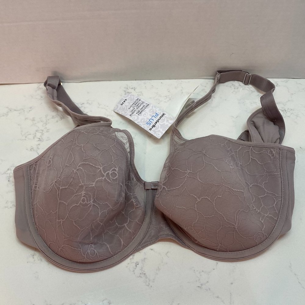 NWT Wonder Bra Breathable T Shirt Underwire Bra size 40D